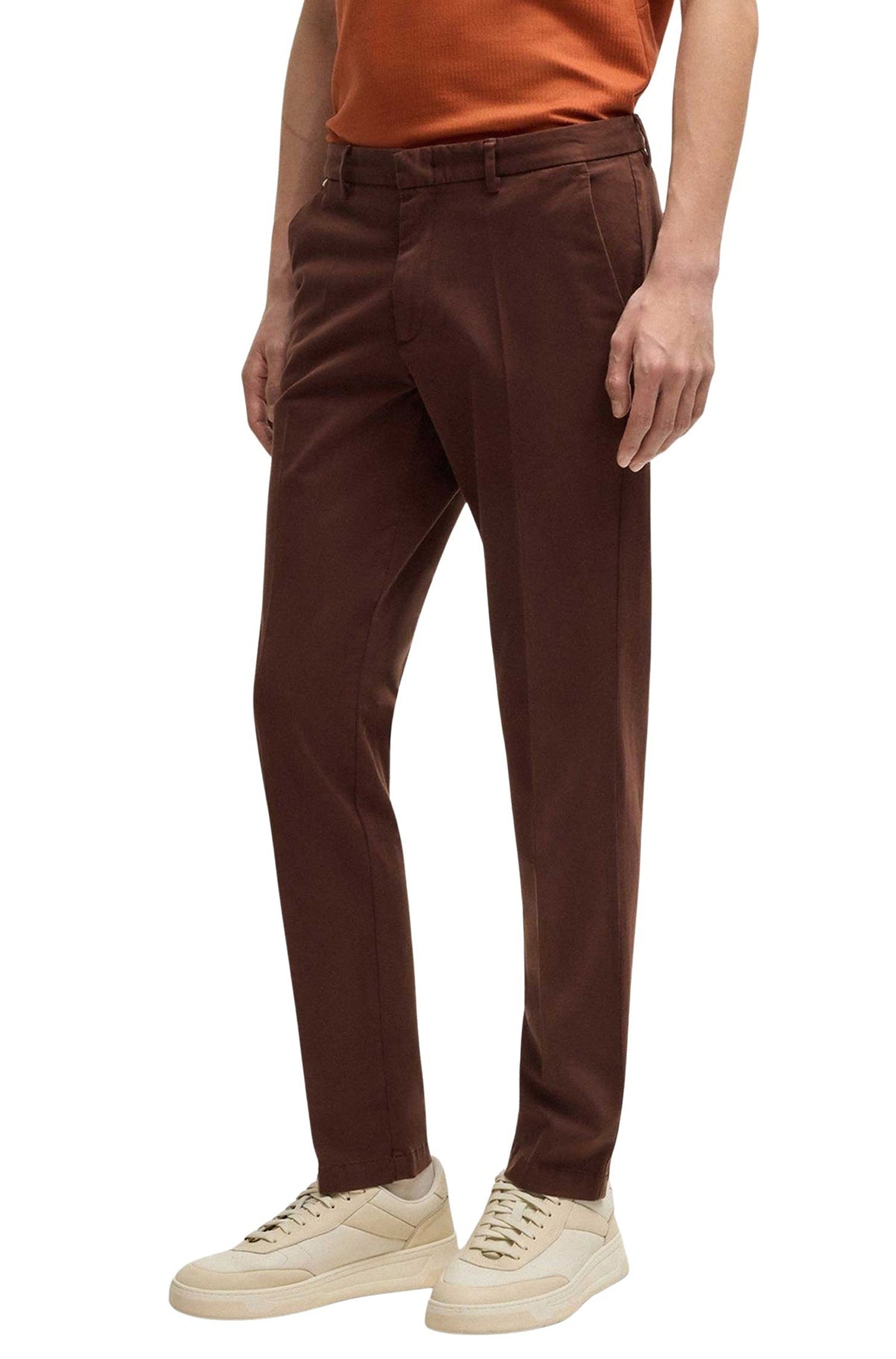 Pantalon chino Kaito - Dark Red
