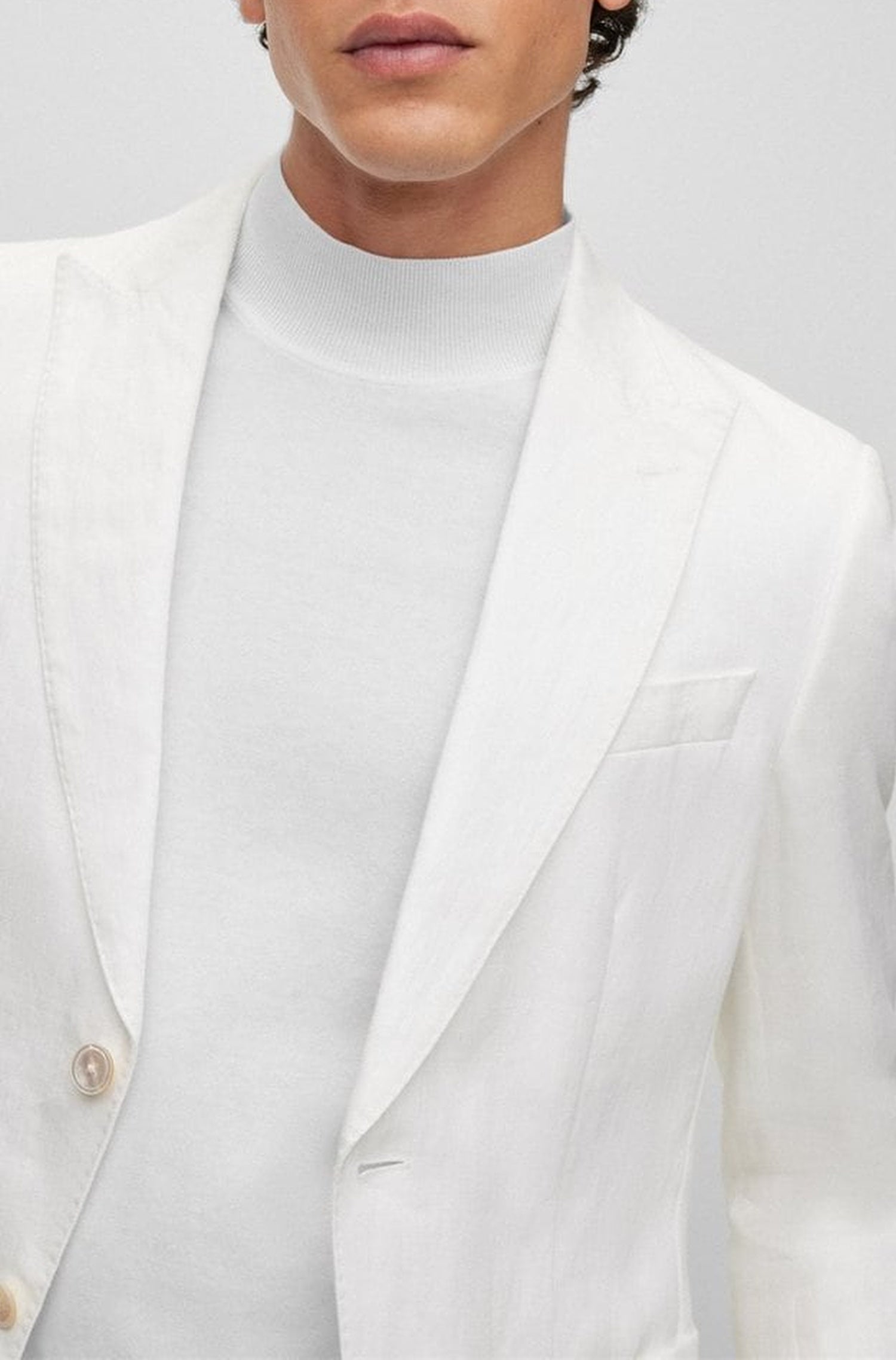 Veste de costume Hutson en lin - White