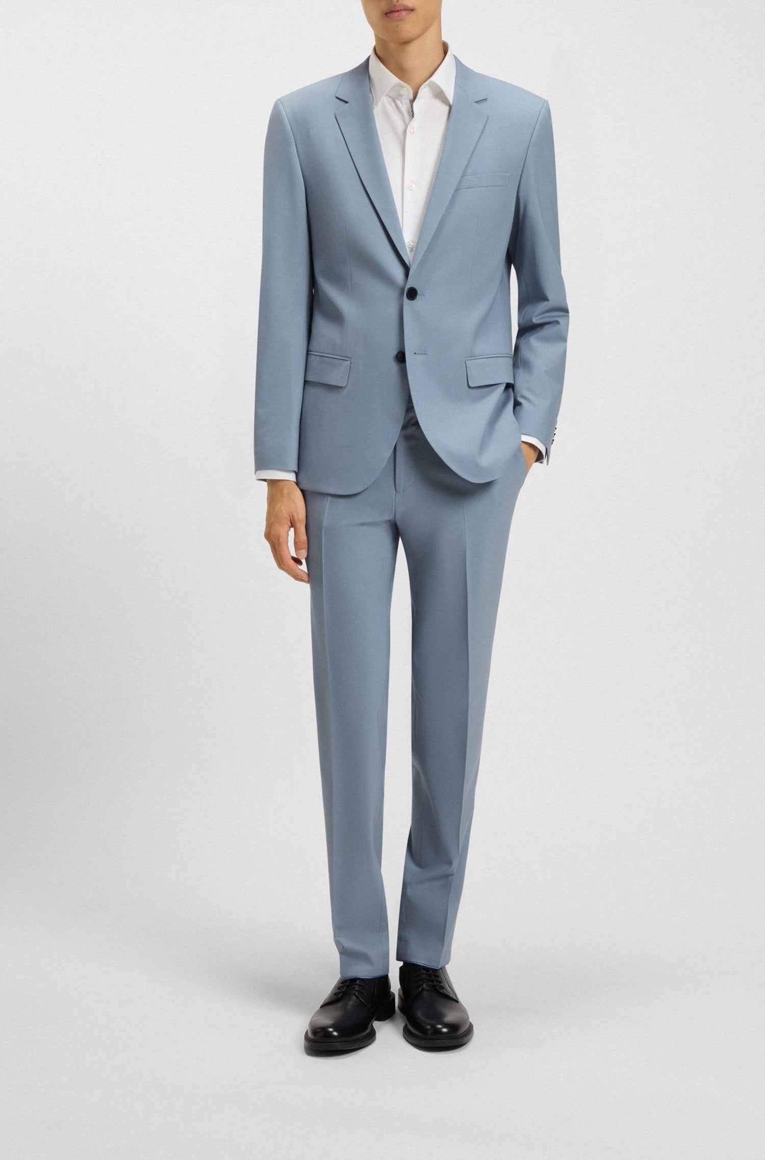 Costume trois pièces Henry & Getlin en laine - Light & Pastel Blue