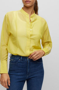 Chemisier Bessenia oversize - Open Yellow