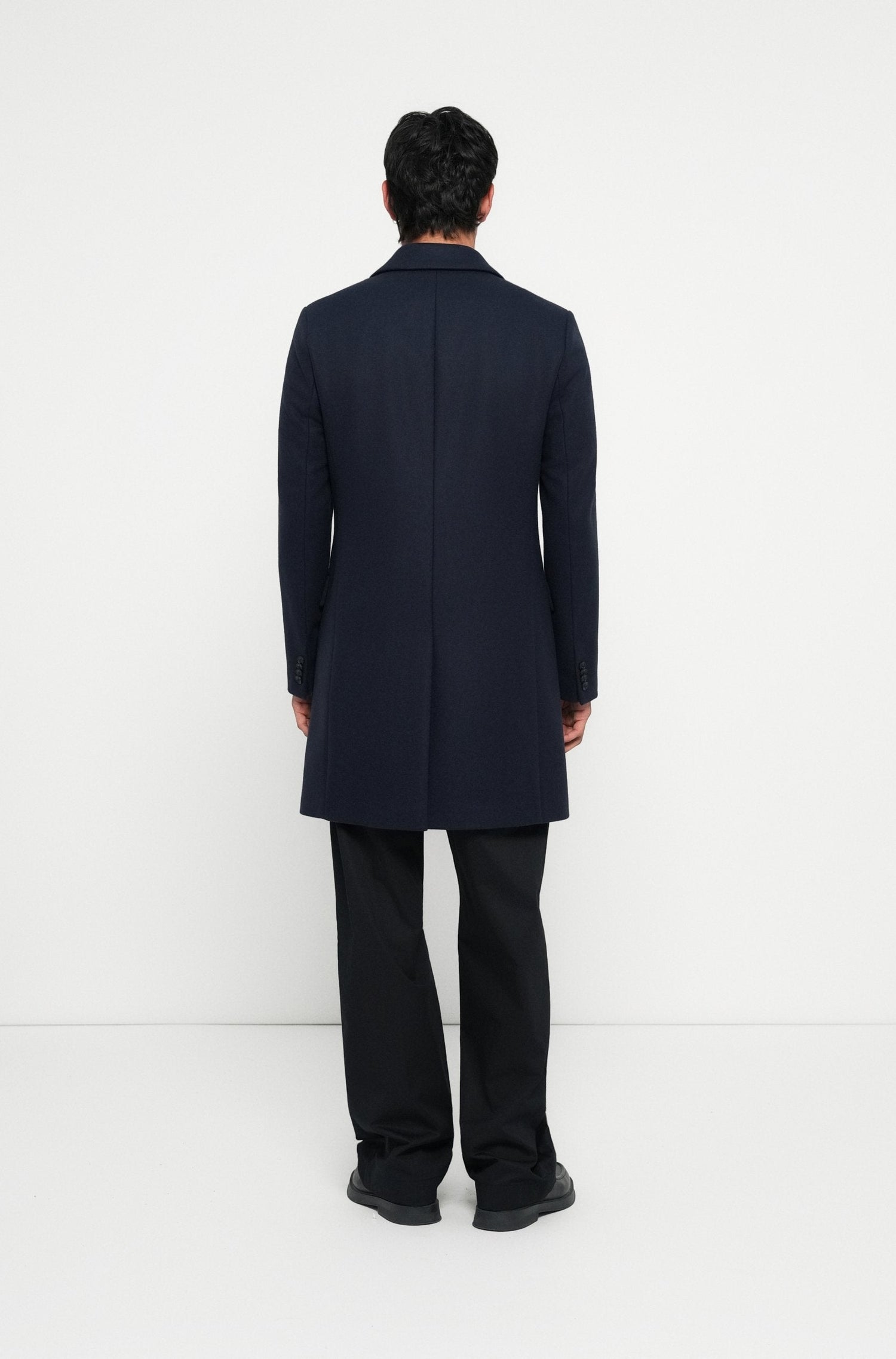 Manteau Migor en laine - Dark Blue