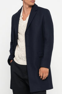 Manteau Migor en laine - Dark Blue