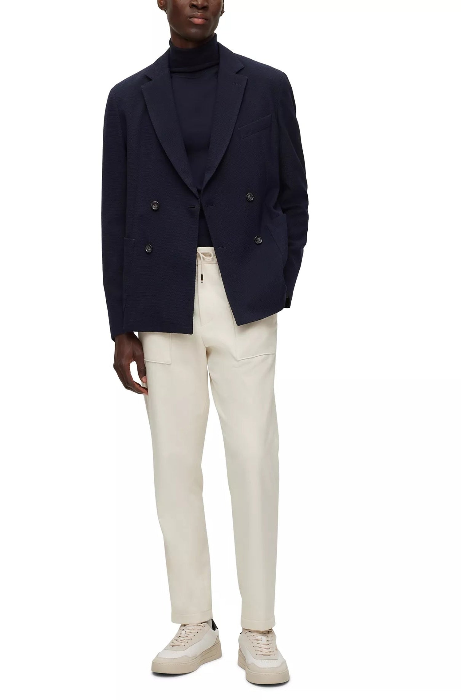 Veste de costume Hanry en laine - Dark Blue