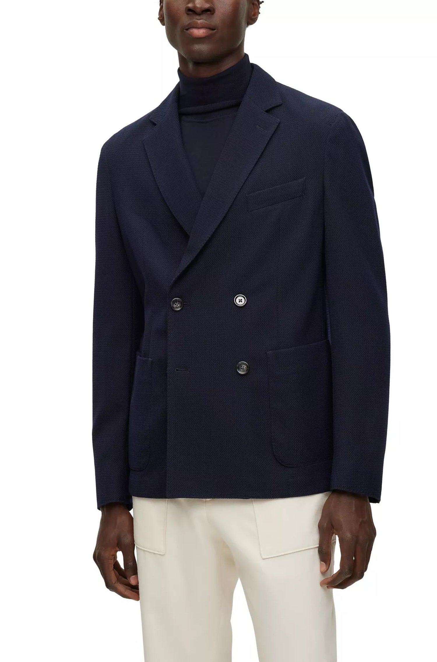 Veste de costume Hanry en laine - Dark Blue