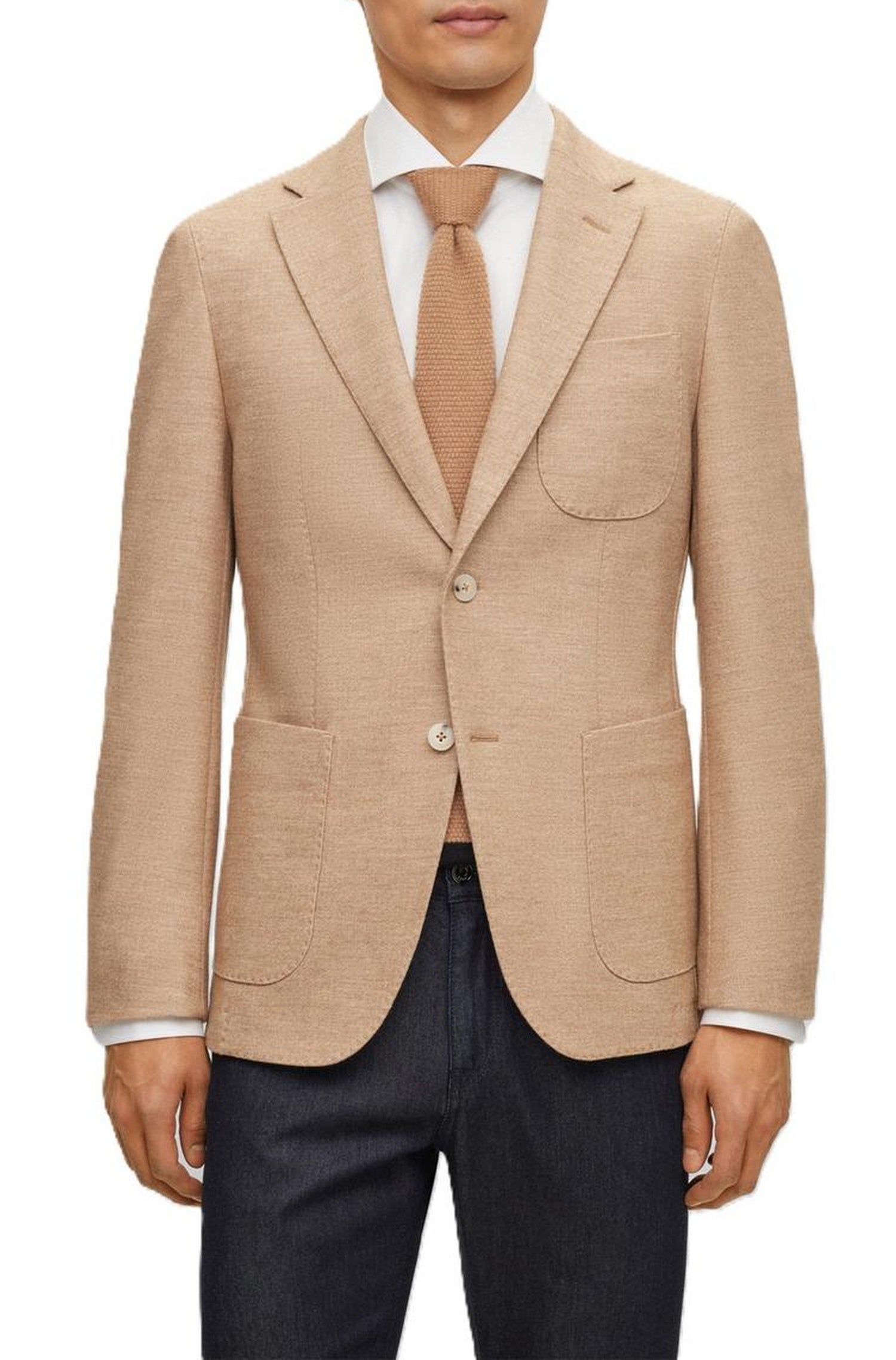 Veste de costume Heston en laine - Medium Beige