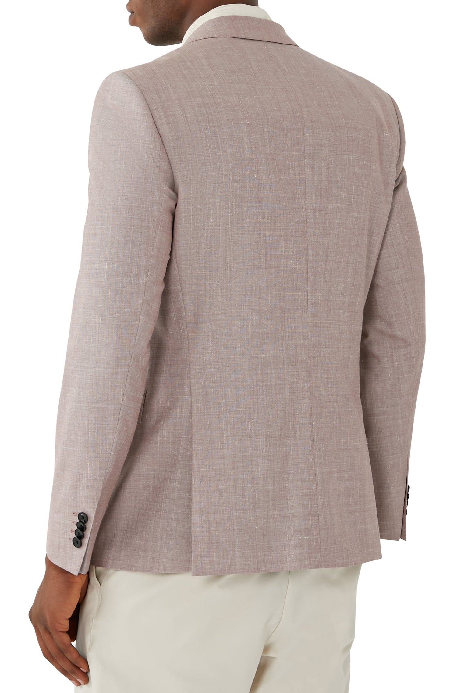Veste de costume Huge en laine - Open Pink