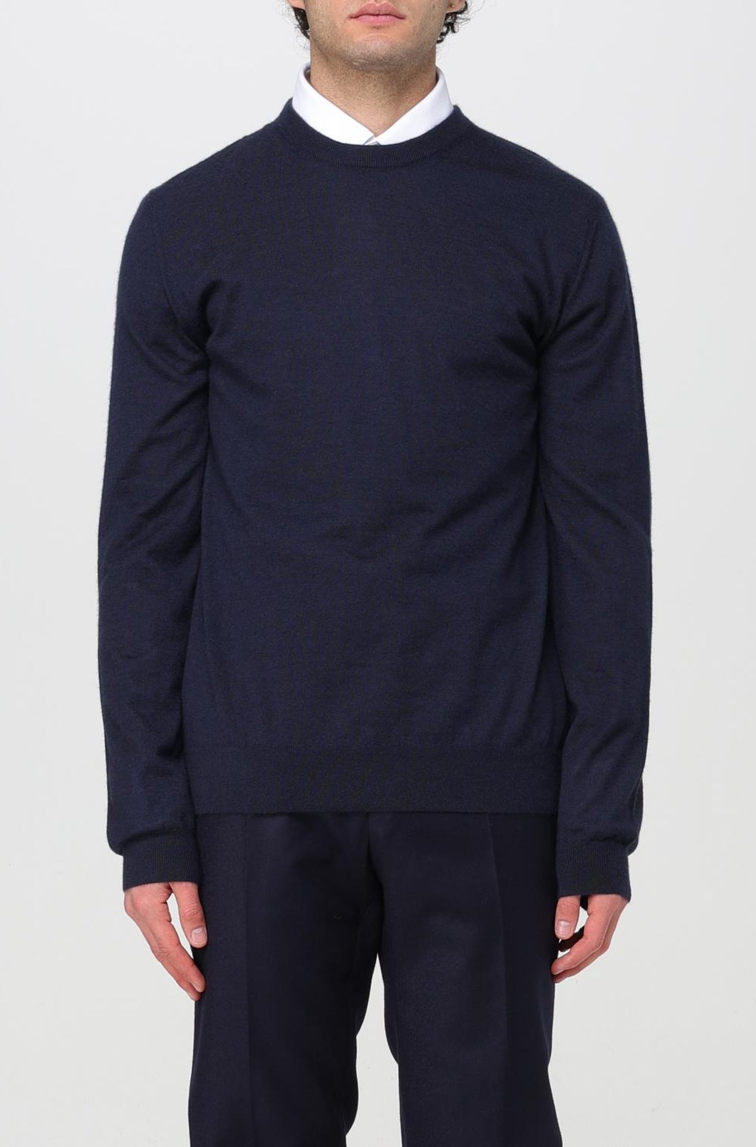 Pull Borello en cachemire - Dark Blue