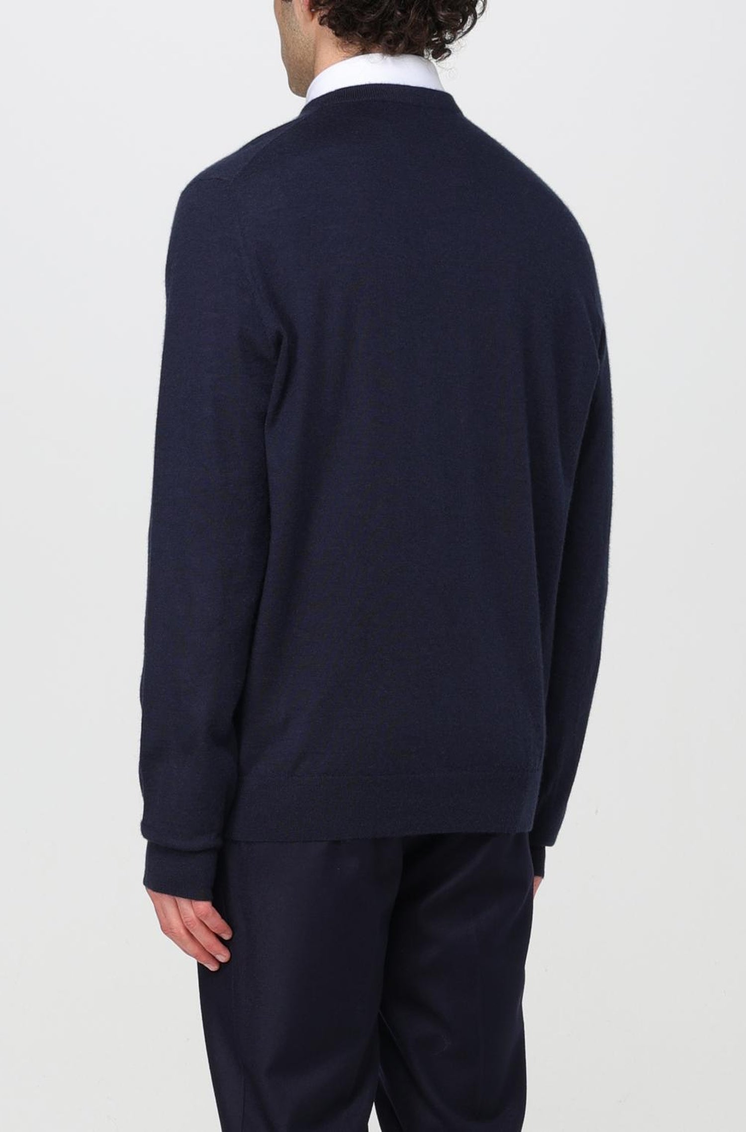 Pull Borello en cachemire - Dark Blue