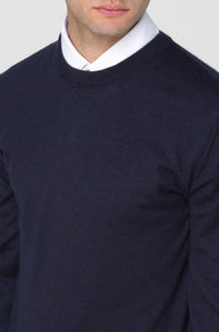 Pull Borello en cachemire - Dark Blue
