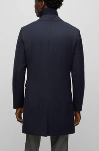 Manteau Hyde en laine - Dark Blue