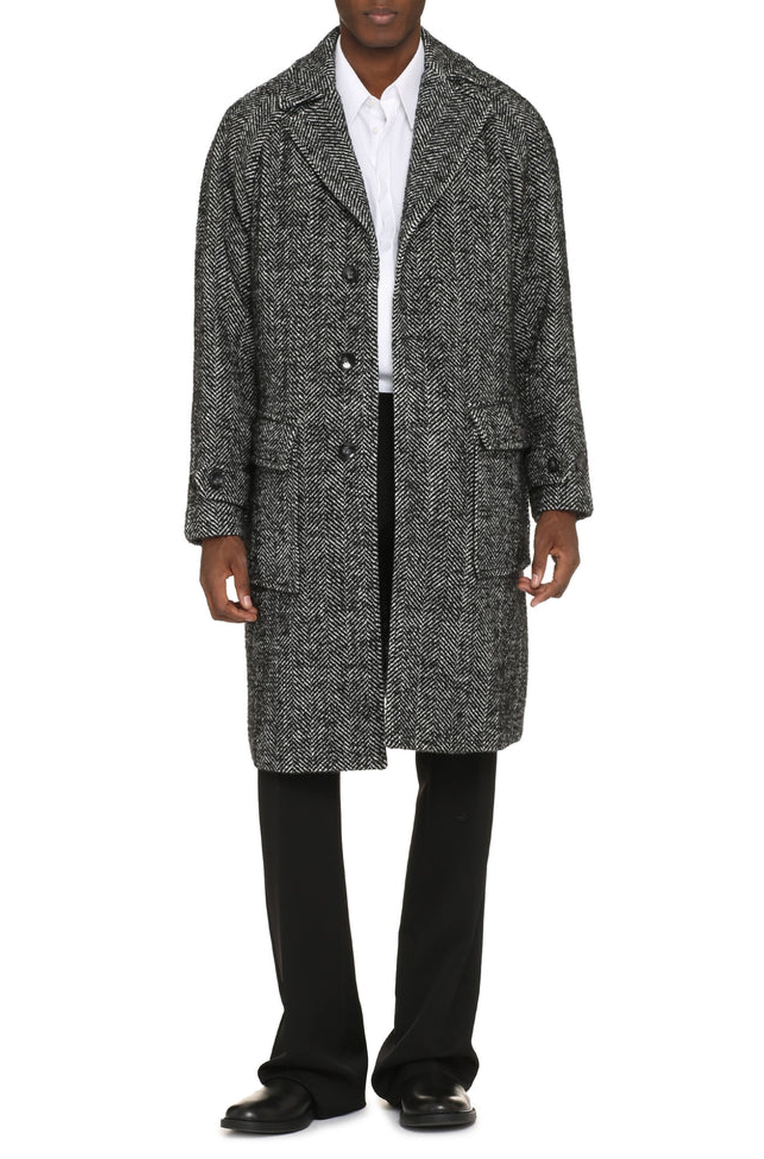 Manteau Cam en laine - Black