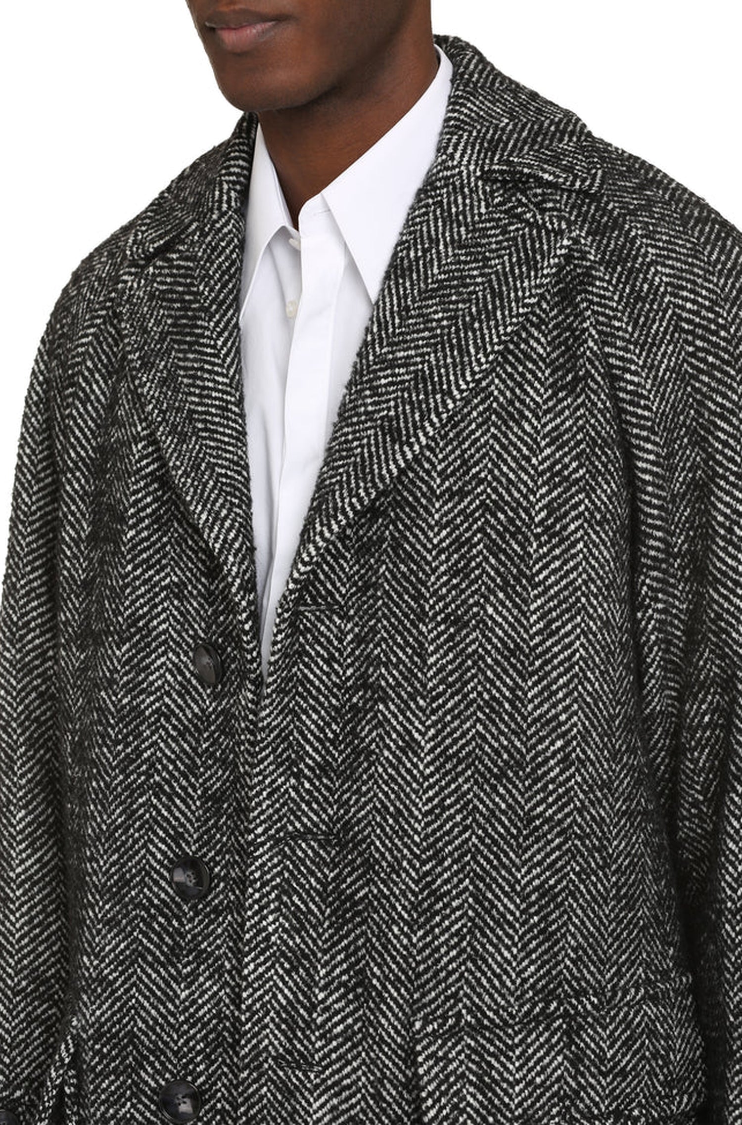 Manteau Cam en laine - Black
