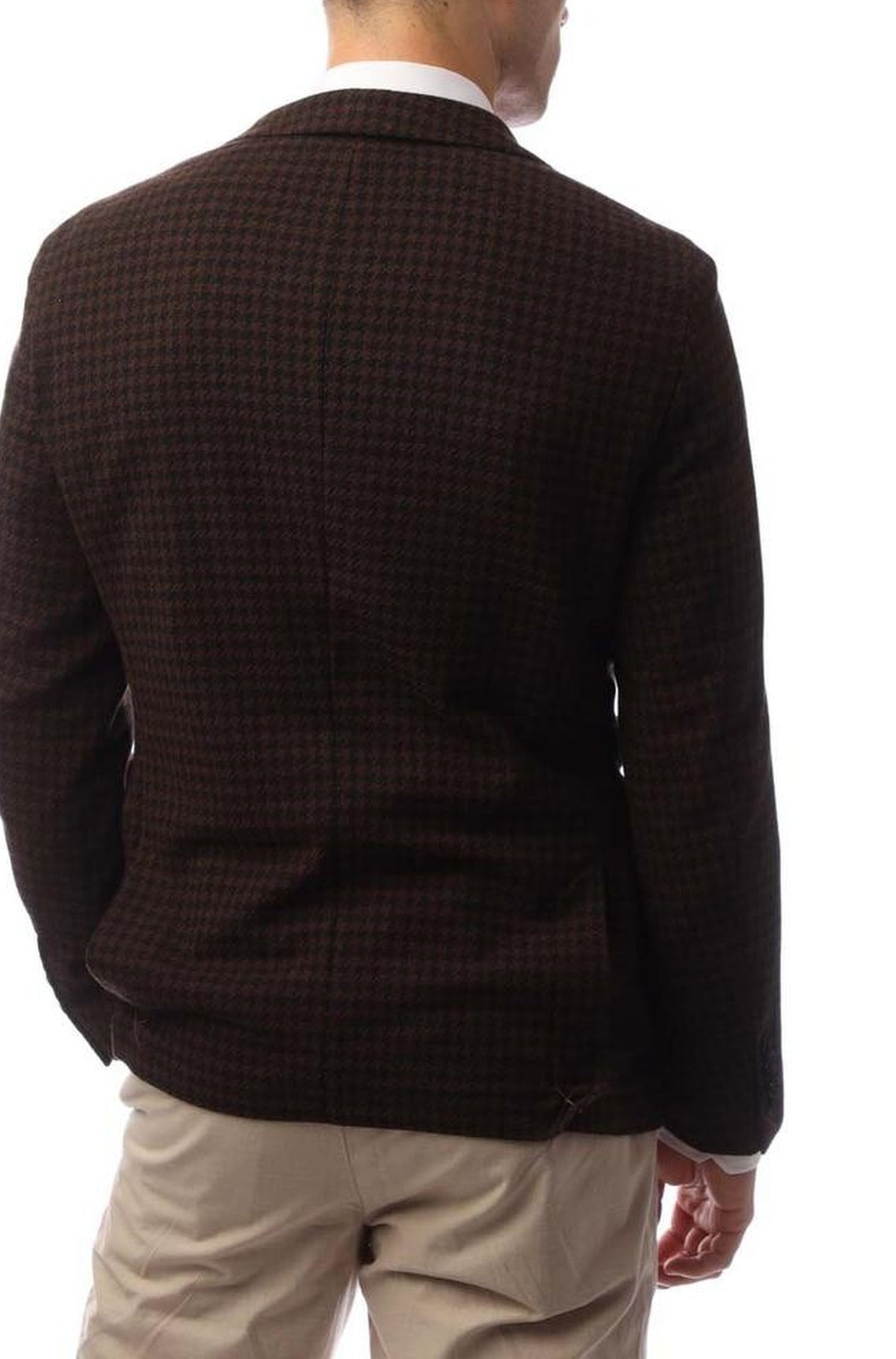 Veste de costume Heston en laine - Dark Brown