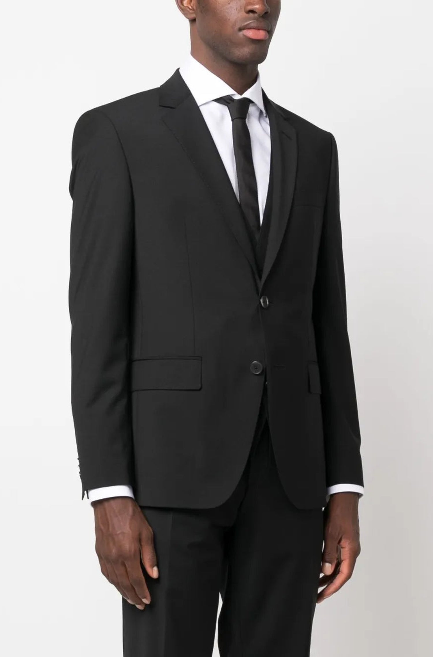 Veste de costume Jeckson en laine - Black