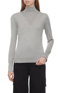 Famel silk jumper - Silver