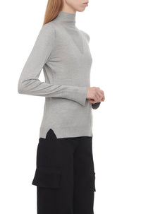 Famel silk jumper - Silver