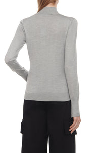 Famel silk jumper - Silver