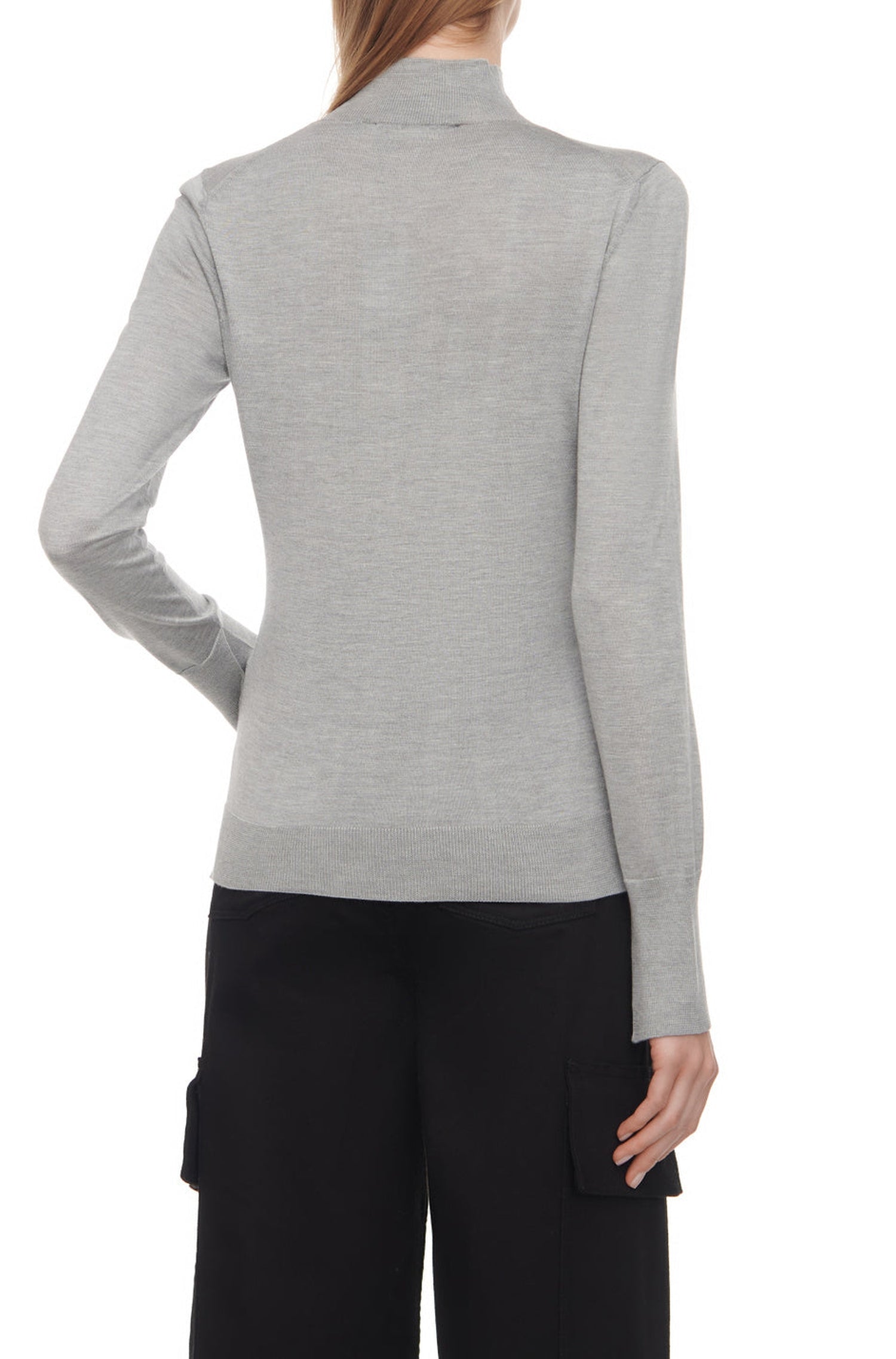 Famel silk jumper - Silver