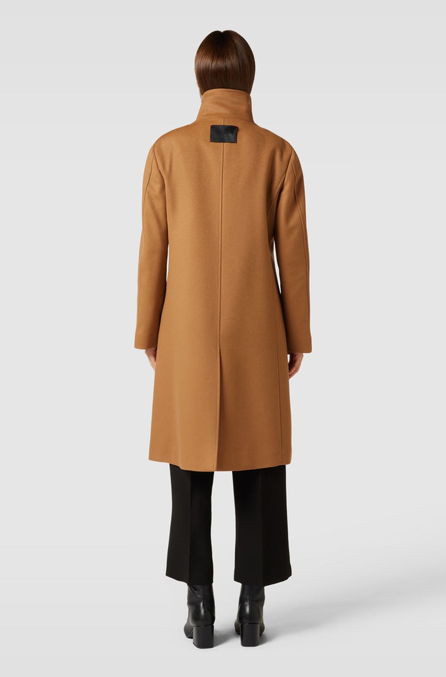 Manteau Morinna en laine - Open Brown