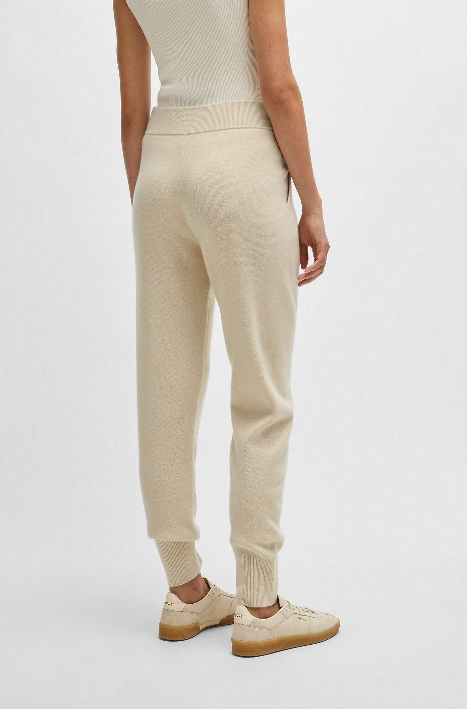 Pantalon Faboosia en laine - Open Yellow