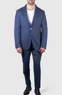 Costume deux pièces Heston en laine - Open Blue