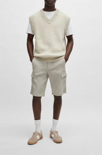 Short Sisla en lin - Light Beige