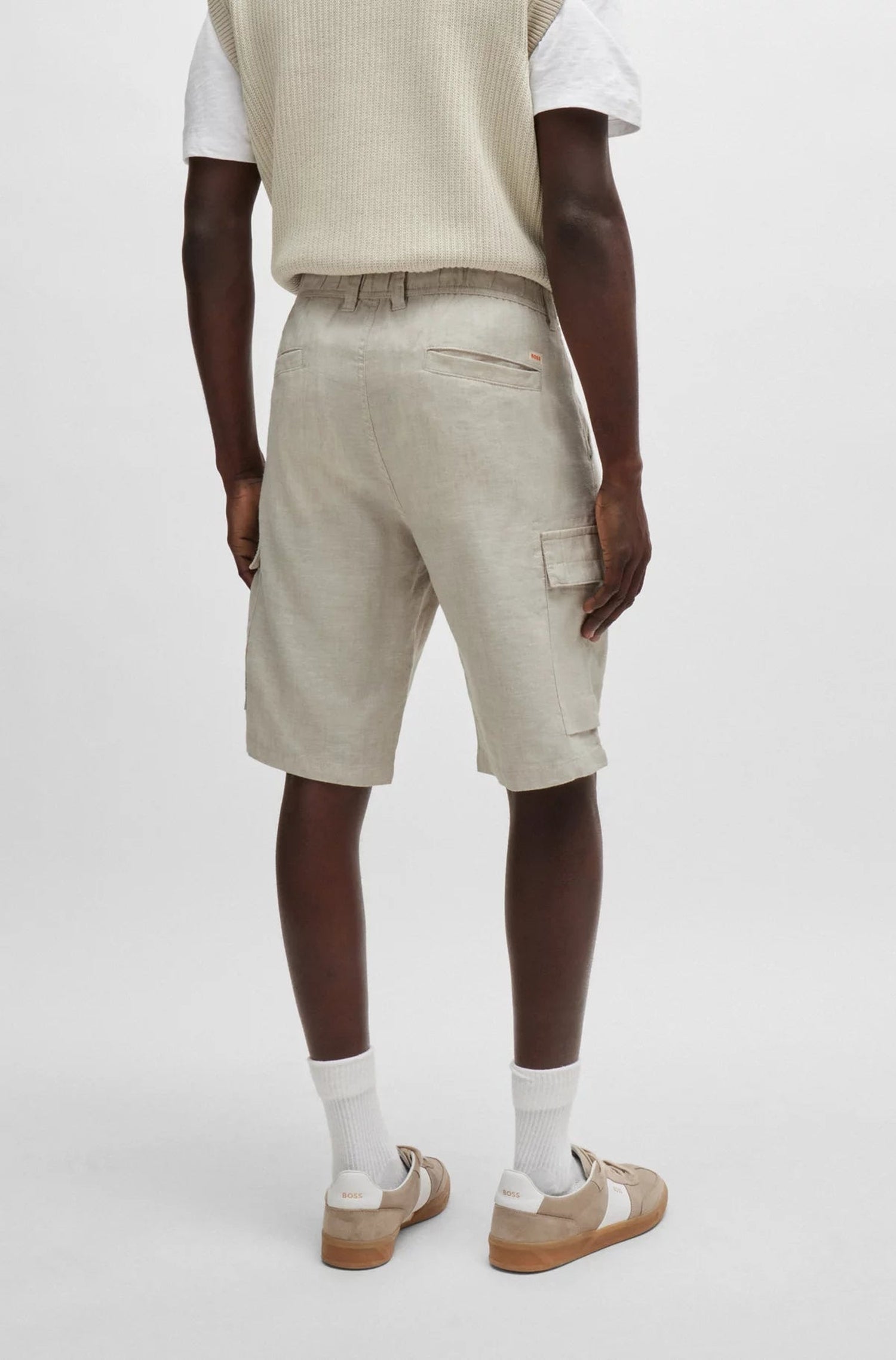 Short Sisla en lin - Light Beige