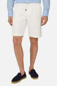 Short Peetl en lin - White