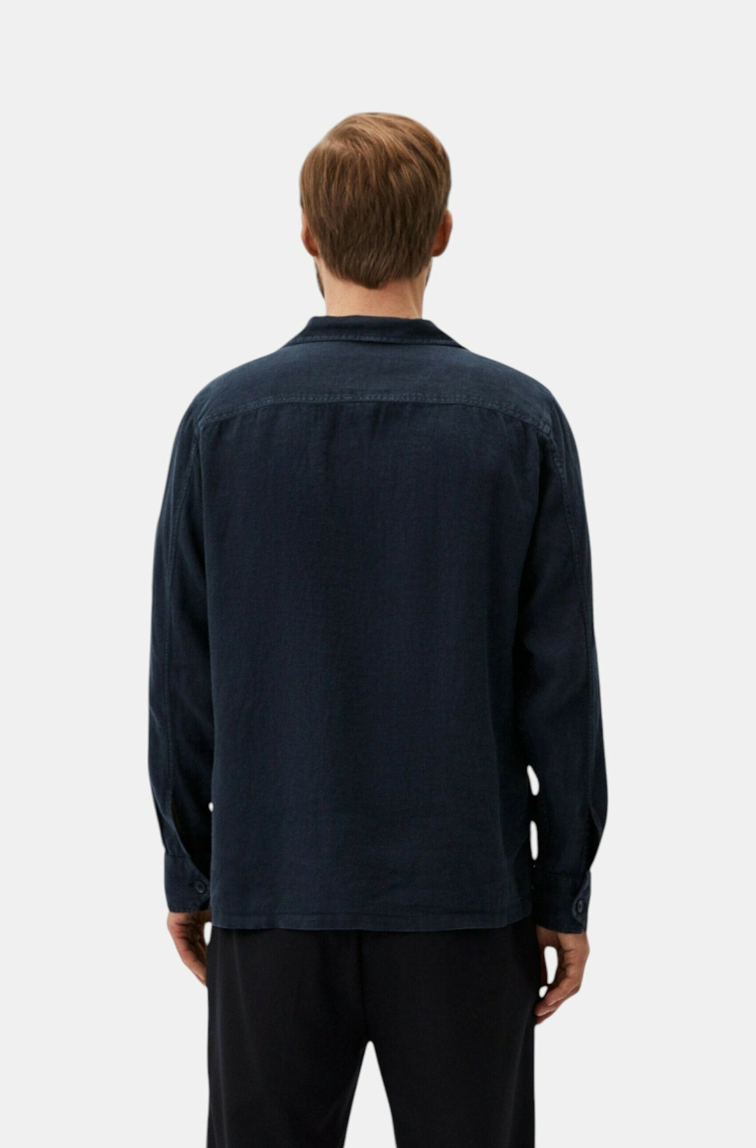 Chemise Lovel avec poches en lin - Dark Blue