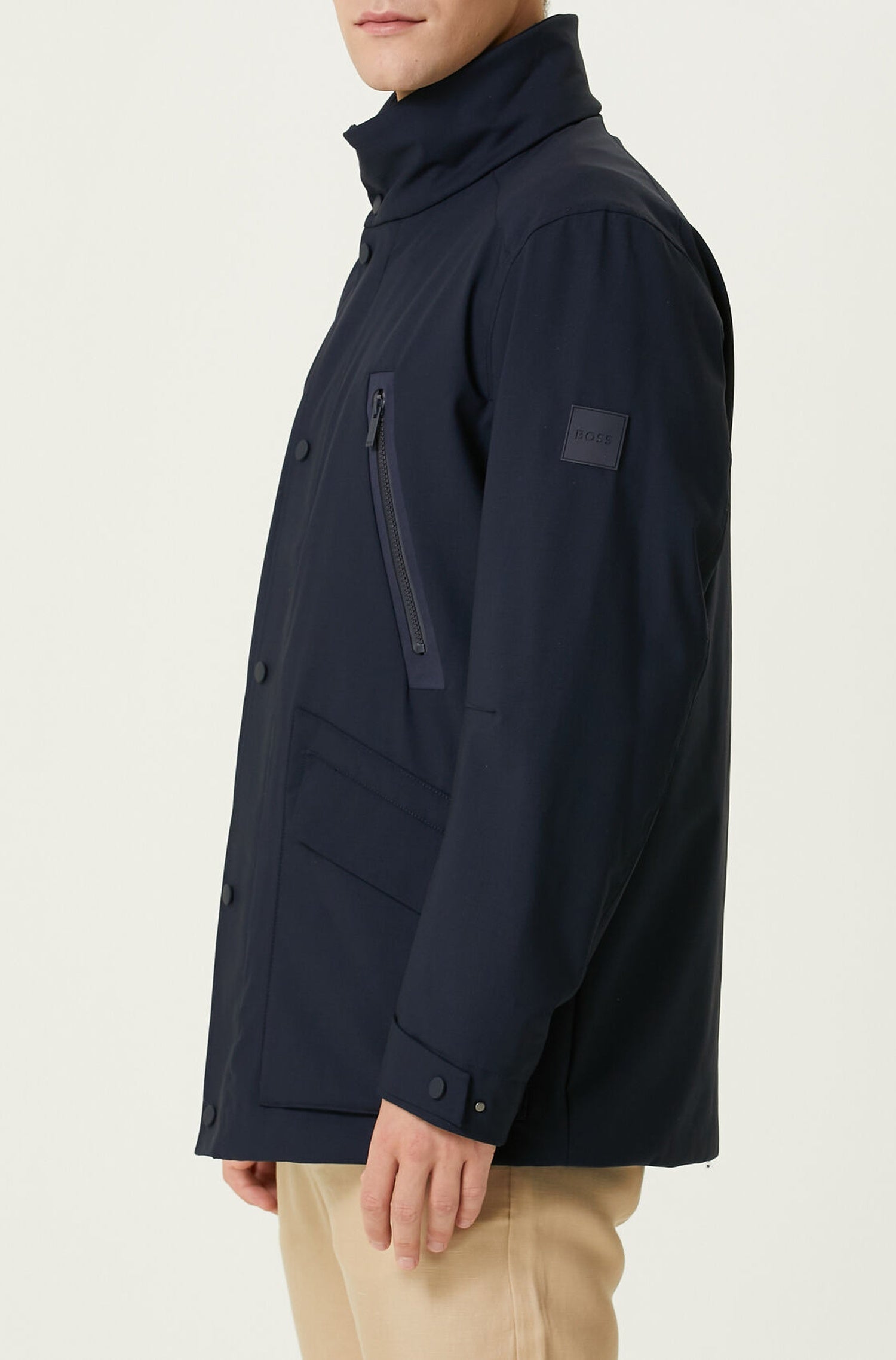 Veste Cielo en laine mélangée - Dark Blue