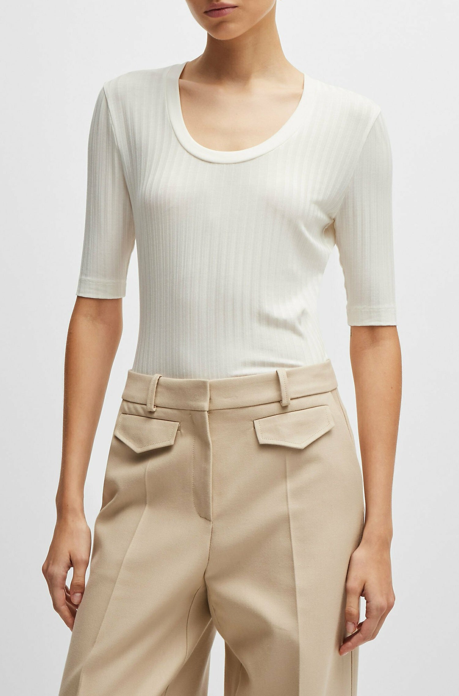 Top Effilie - Open White