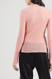 Pull Fennon en laine - Light & Pastel Pink
