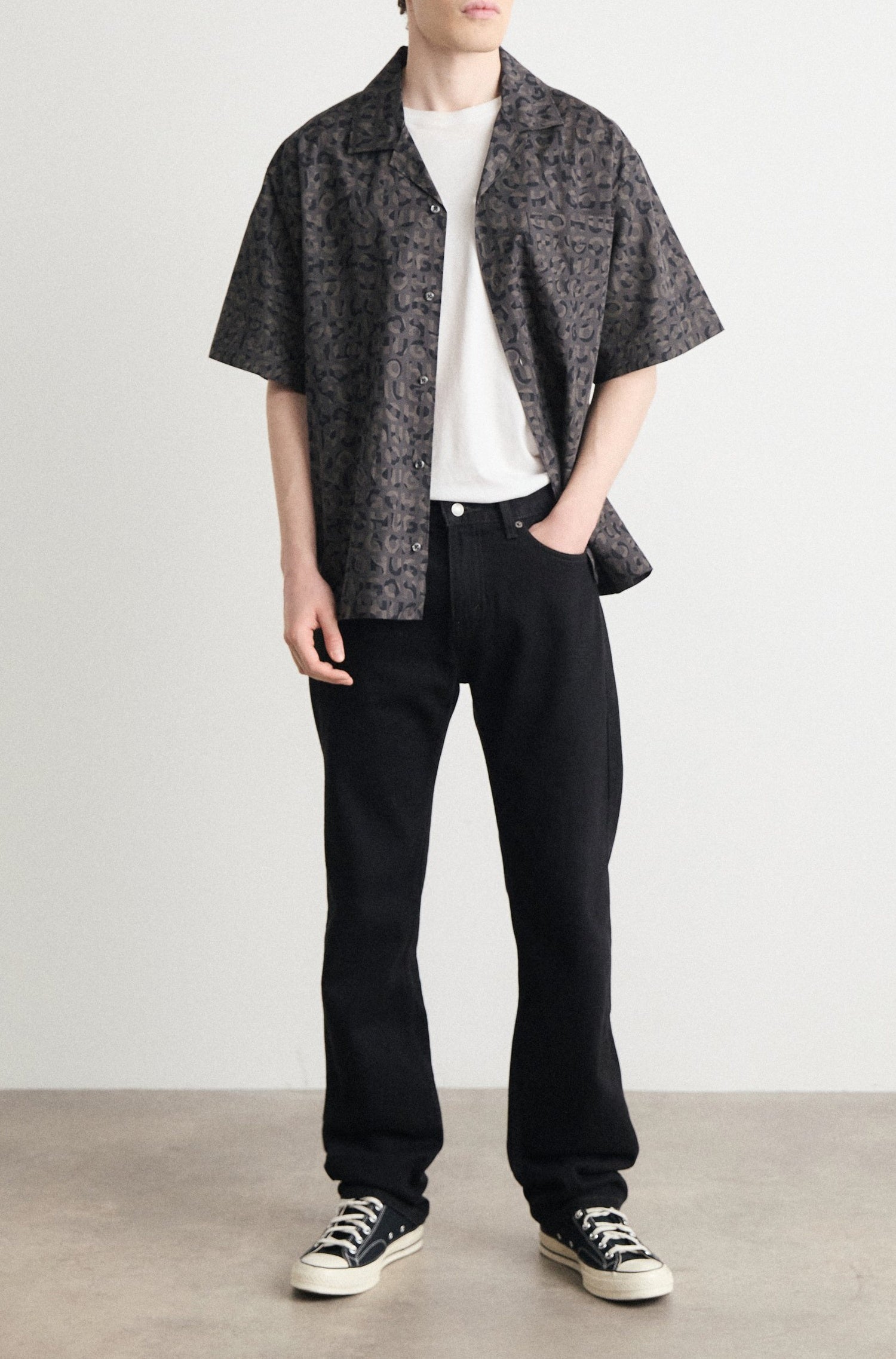 Chemise Egeeno à manches courtes - Black