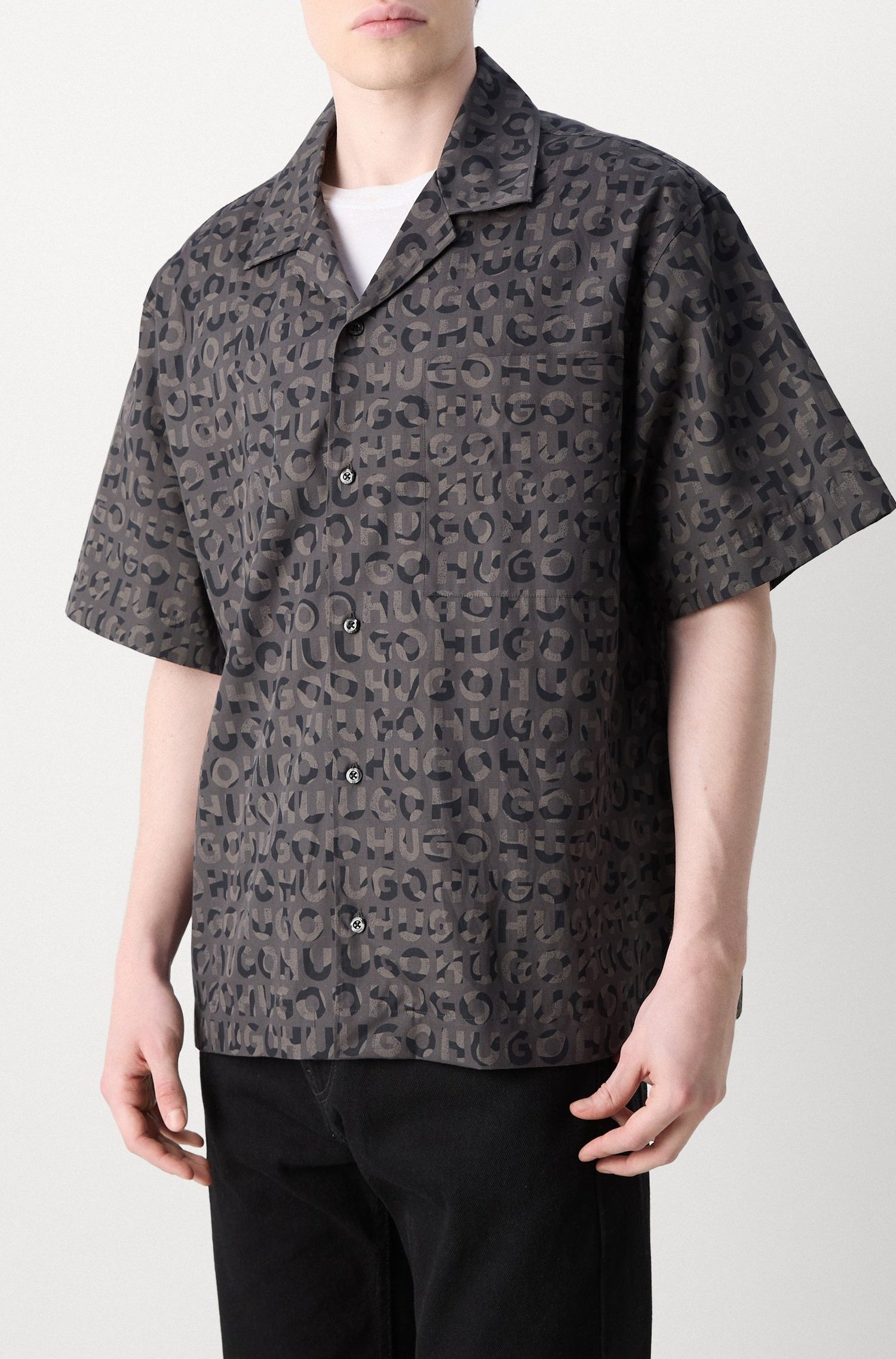 Chemise Egeeno à manches courtes - Black