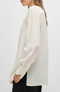 Blouse Bryon en soie - Open White