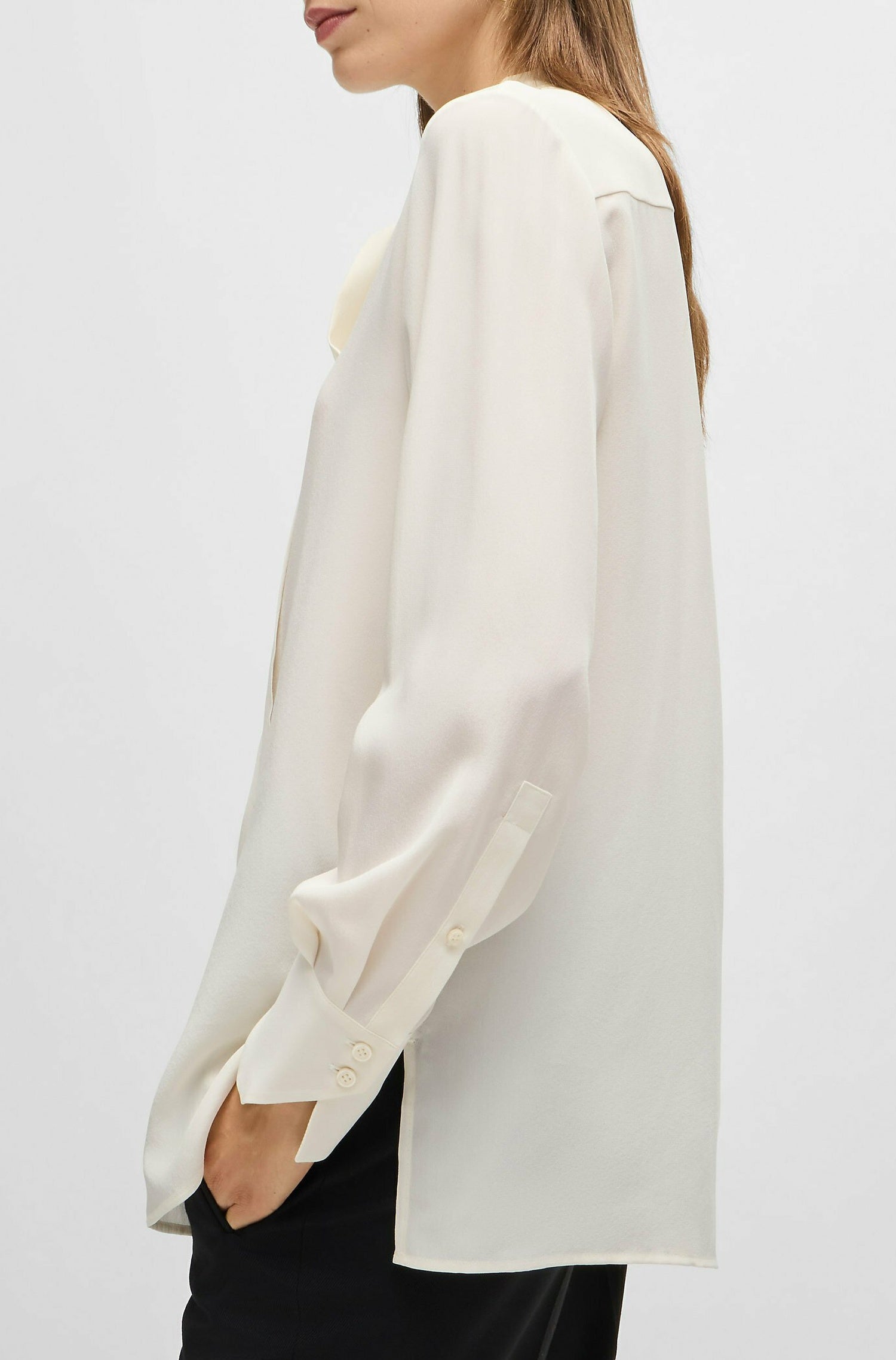 Blouse Bryon en soie - Open White
