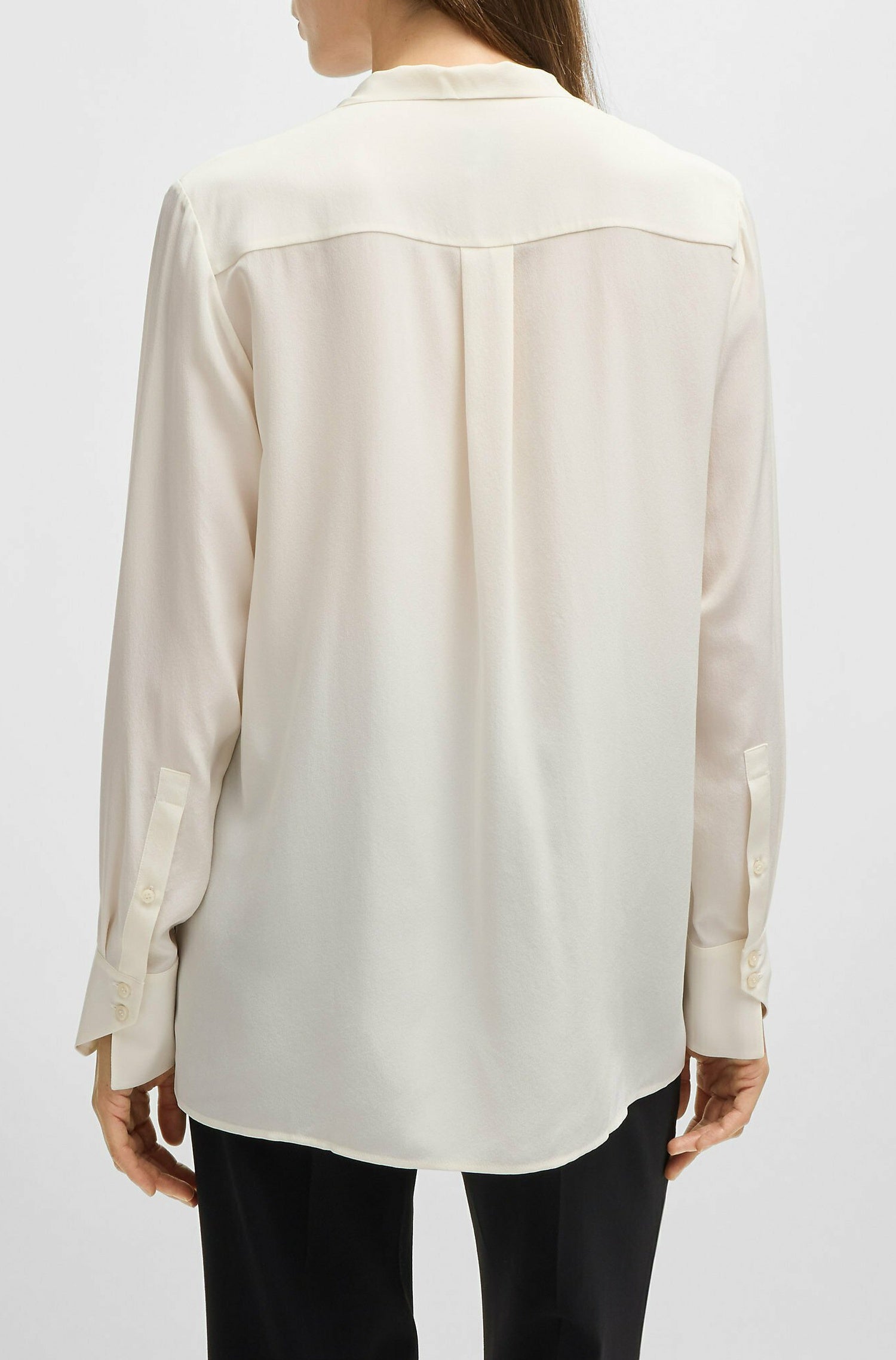 Blouse Bryon en soie - Open White