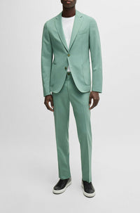 Veste de costume Hanry en laine - Open Green