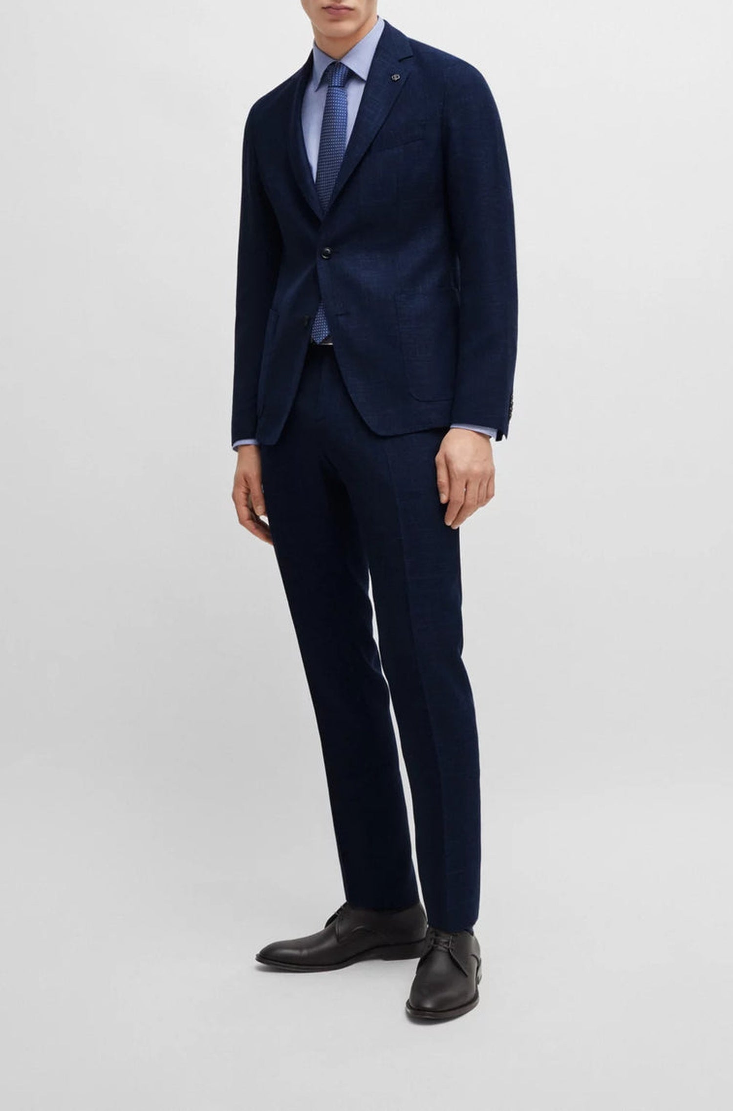 Veste de costume Hanry en laine mélangée - Dark Blue