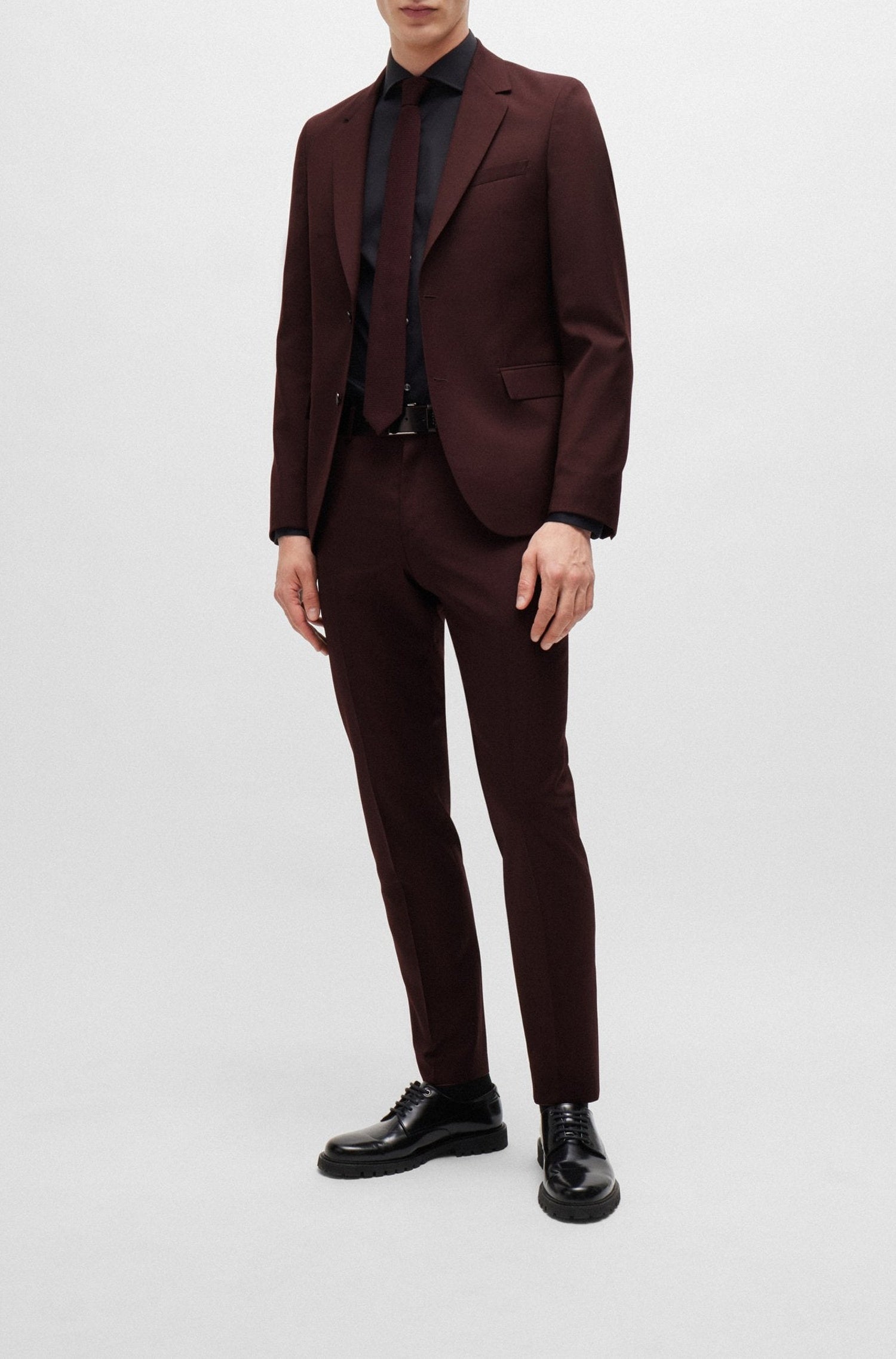 Veste de costume Houston en laine - Open Red