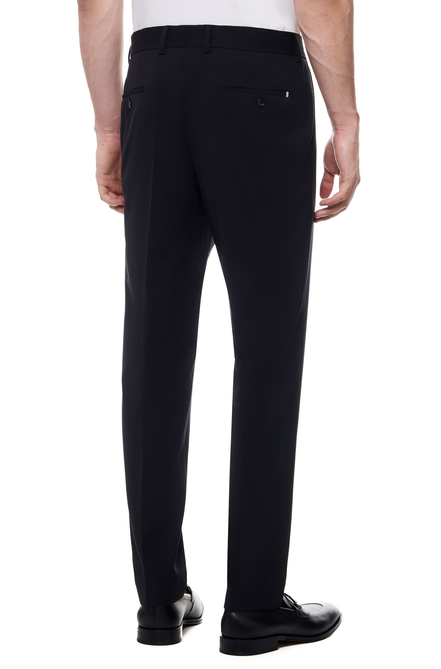 George wool trousers - Open Red