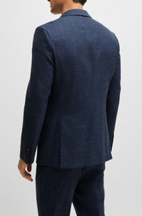 Veste de costume Hutson en laine - Navy