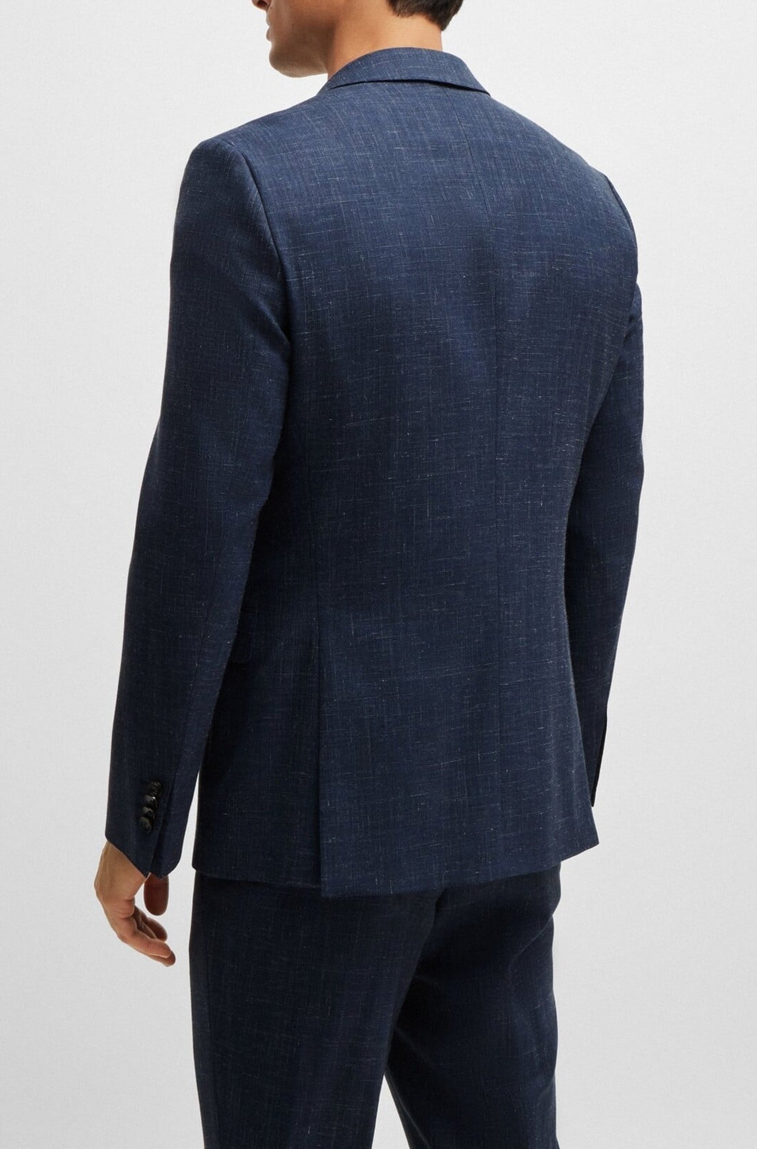 Veste de costume Hutson en laine - Navy