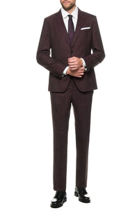 Veste de costume Hutson en laine - Open Red