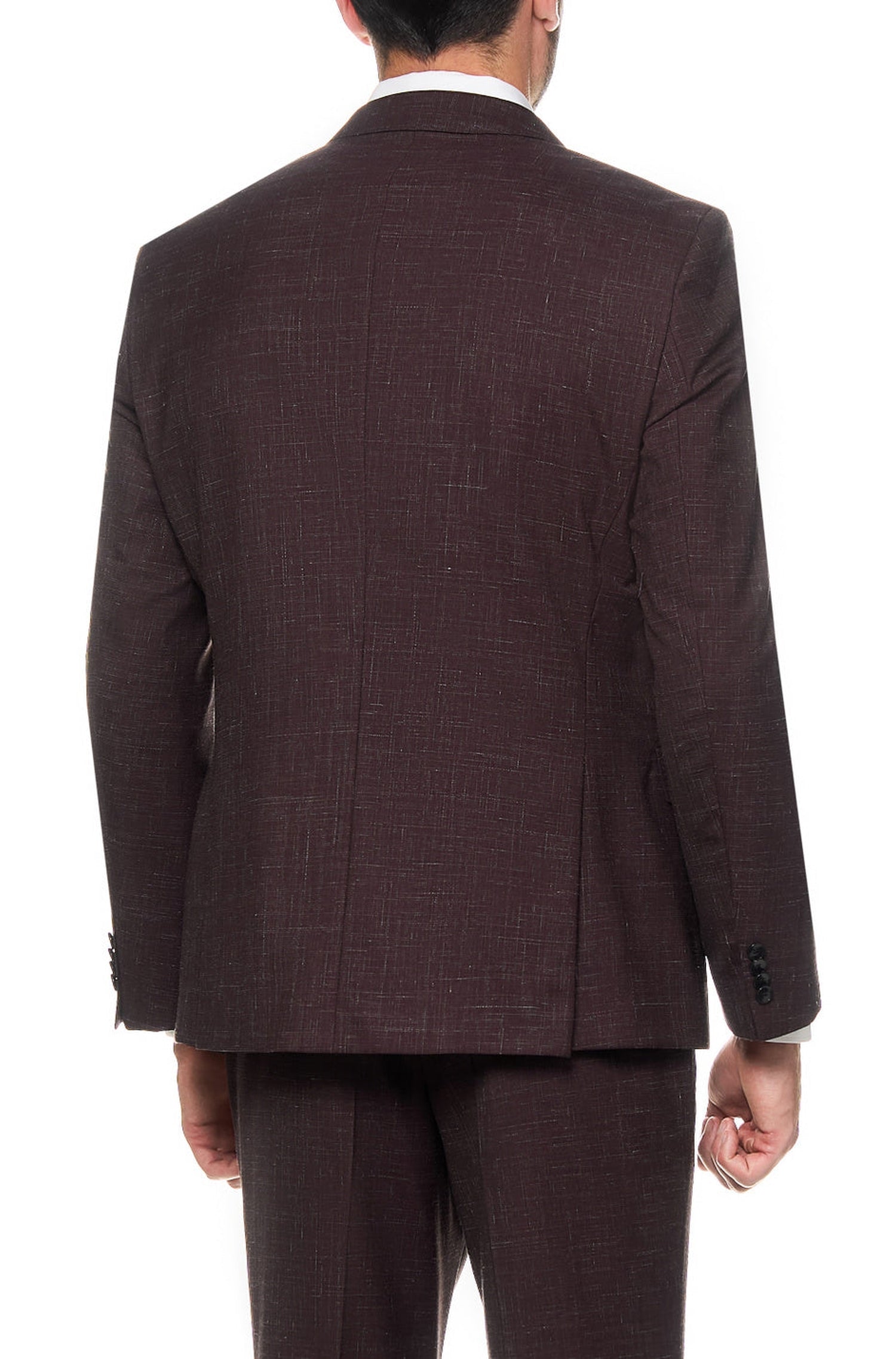 Veste de costume Hutson en laine - Open Red