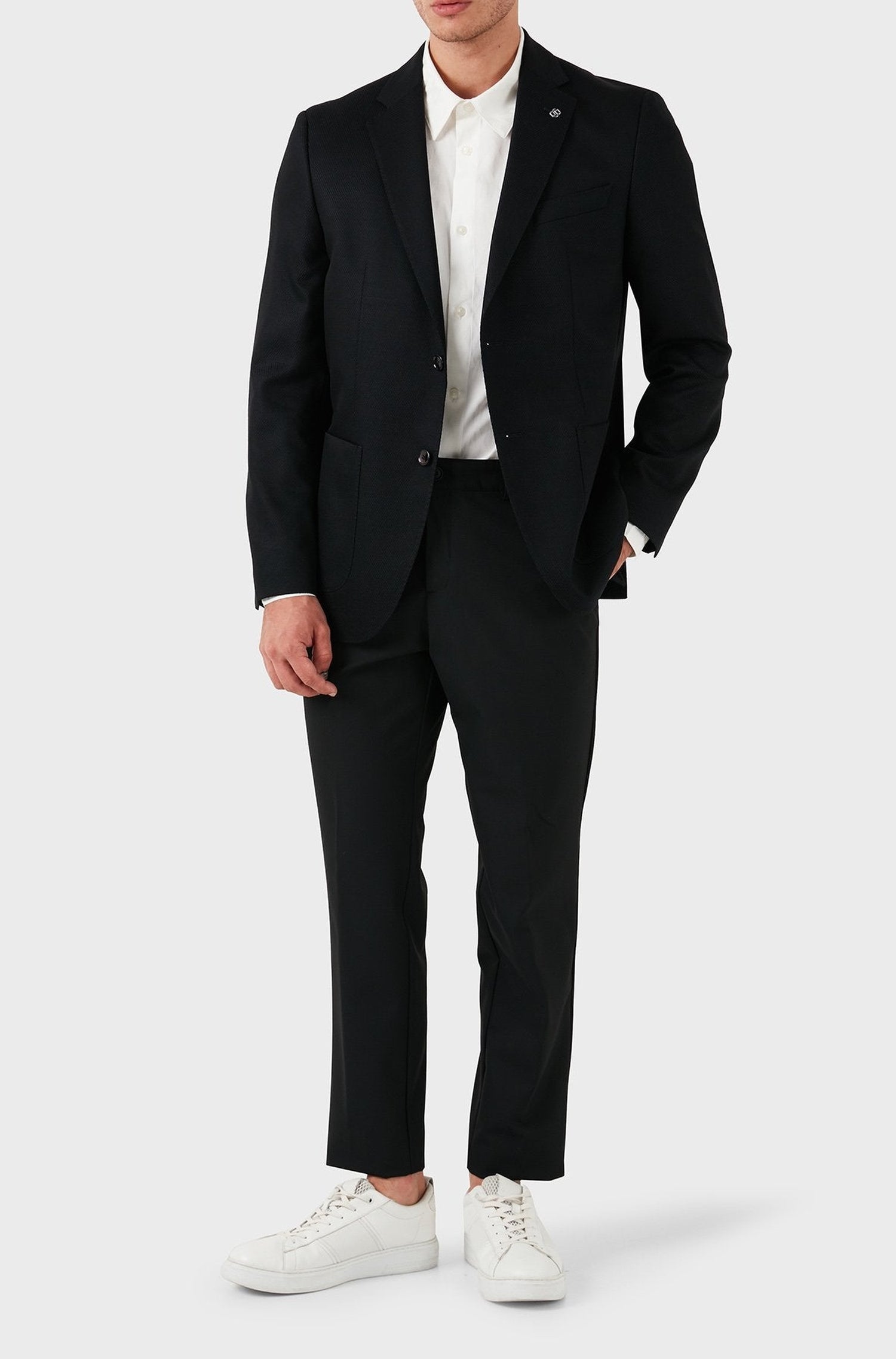 Veste de costume Janson en laine - Dark Blue