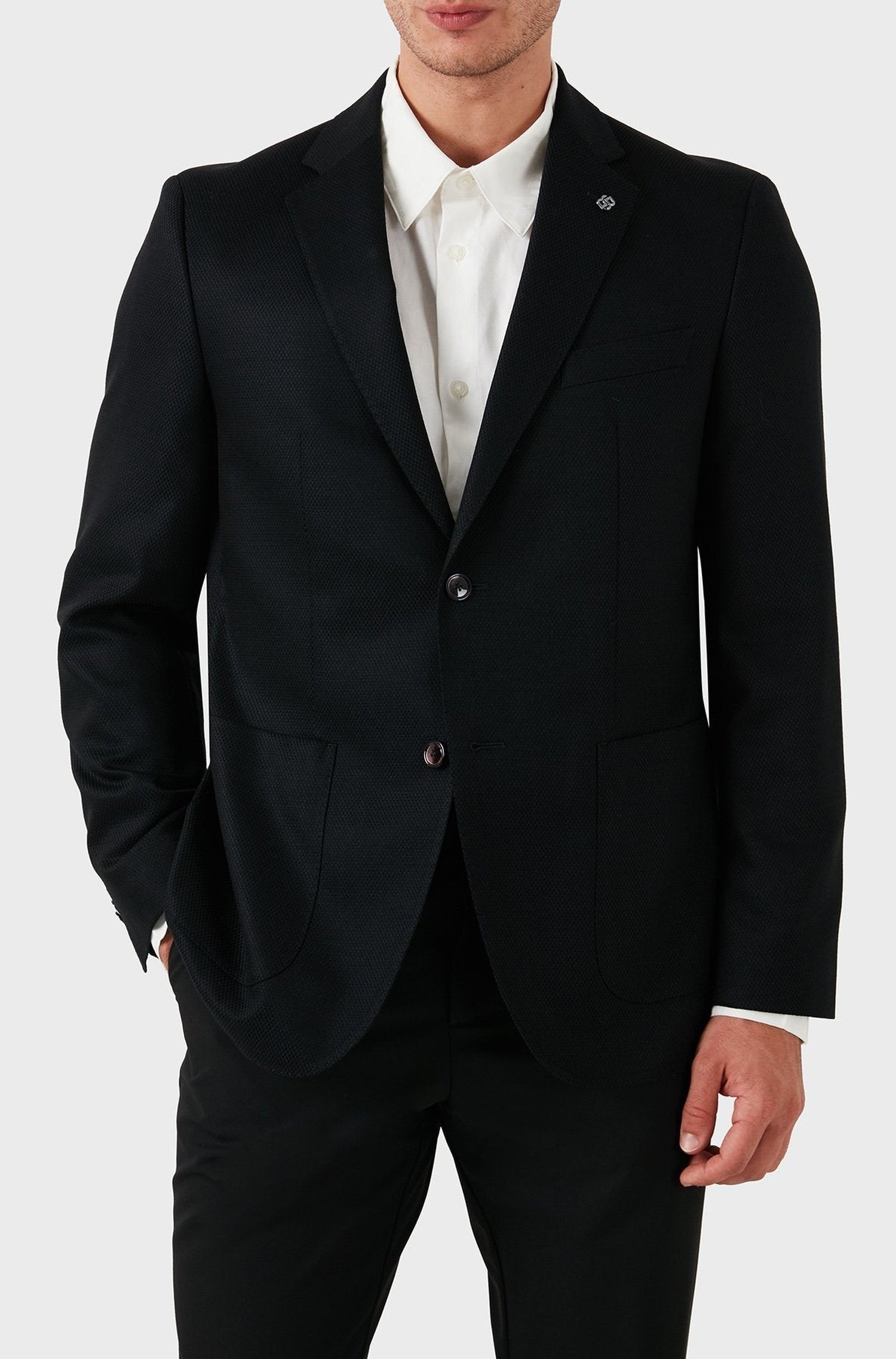 Veste de costume Janson en laine - Dark Blue