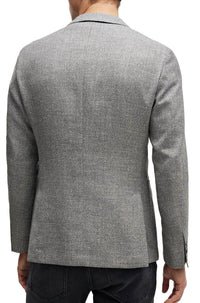 Veste de costume Hanry en laine - Silver