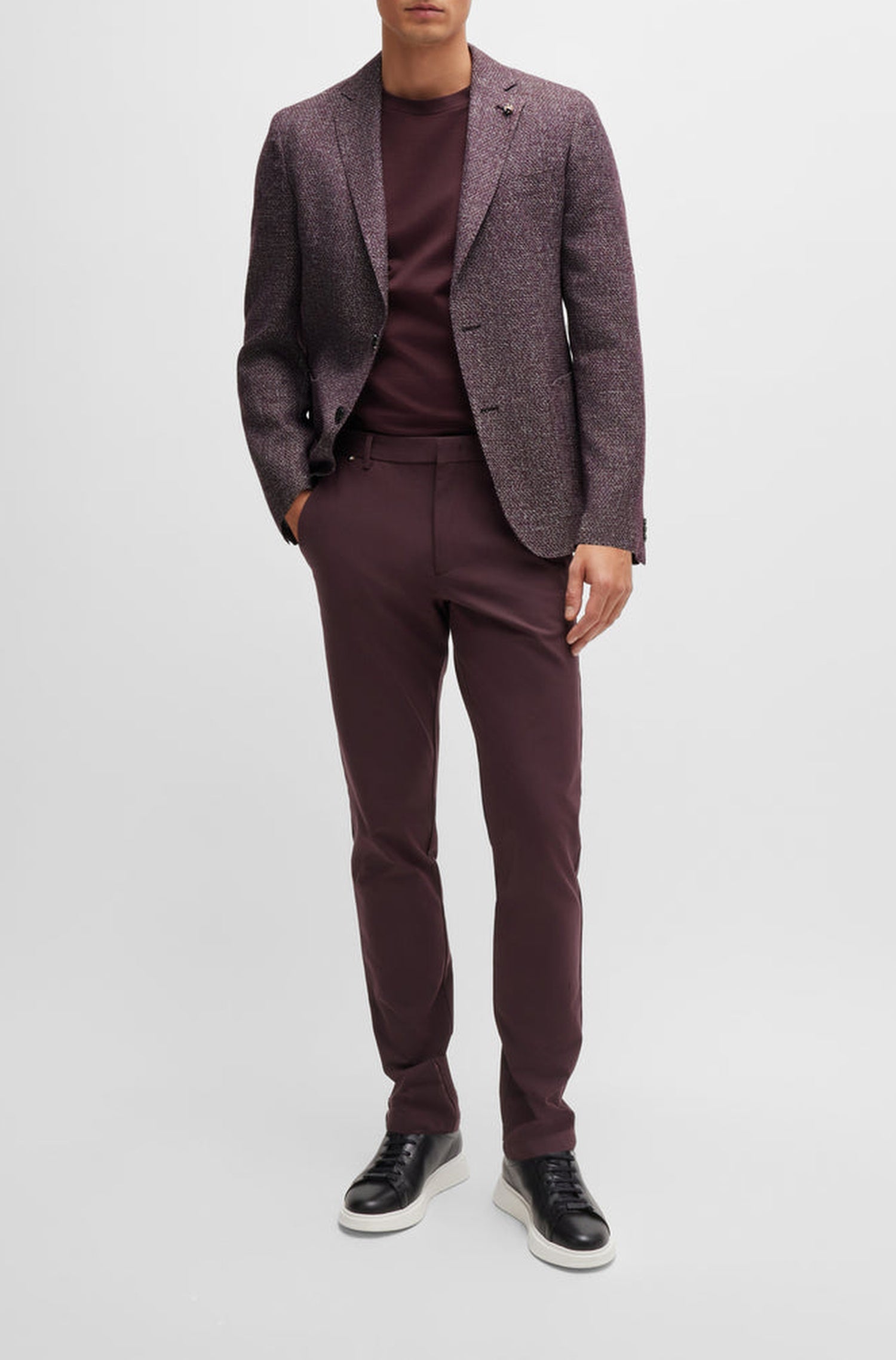 Veste de costume Hanry en laine - Open Red