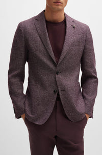 Veste de costume Hanry en laine - Open Red